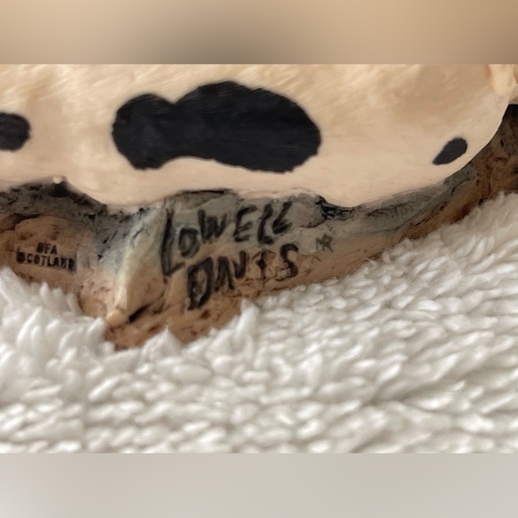 Lowell Davis Rooted Out Pig Figurine Piglets Hand Painted Scotland - Picture 5 of 11